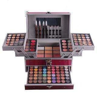 Three-layer set makeup box