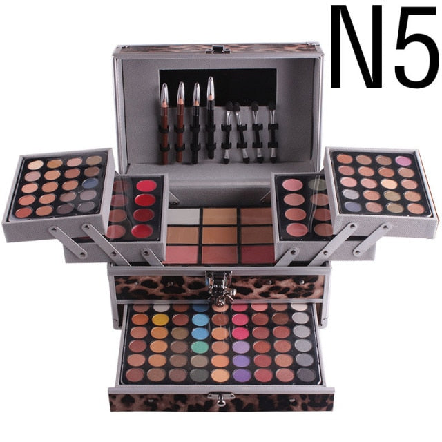 Three-layer set makeup box