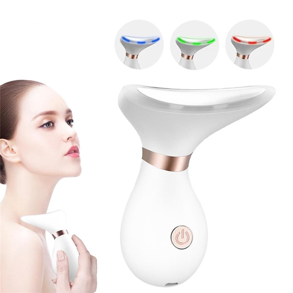 LED Sonic Vibration Face Massager