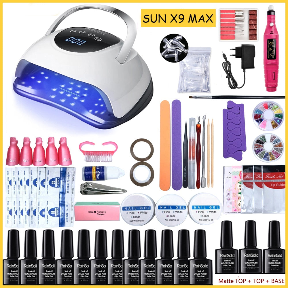 Nail Set with UV LED LAMP