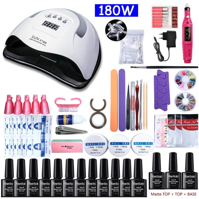 Nail Set with UV LED LAMP